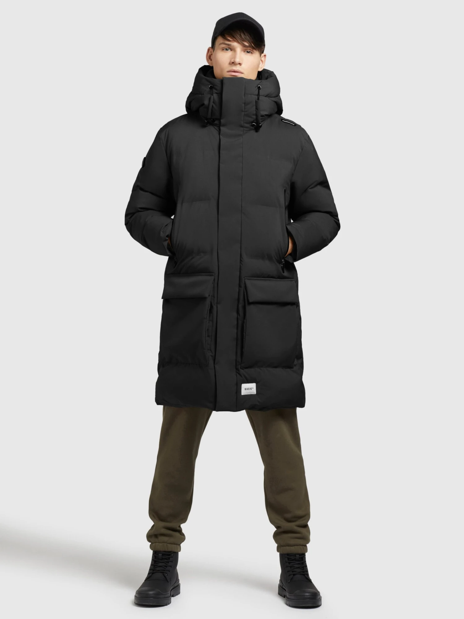 Khujo Manteaux Dhiver Manteau D’hiver Slow Homme Noir 5 Khujo Manteaux Dhiver Manteau D’hiver Slow Homme Noir – Image 3