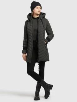 Khujo Manteaux Dhiver Manteau D’hiver Nita Femme Kaki 12 Khujo Manteaux Dhiver Manteau D’hiver Nita Femme Kaki -Khujo Soldes Magasin 045f162a722c74e5720c1d429968fe34