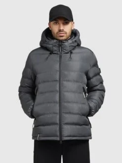 Khujo Vestes Dhiver Veste D’hiver Gamer Homme Anthracite -Khujo Soldes Magasin 049f273493ad413444dac4794daadff0