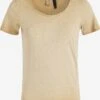 Khujo T-shirts T-shirt PERGOLA Femme Jaune Clair -Khujo Soldes Magasin 04fad0c9394e73fa033ff584ba657c46
