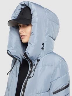 Khujo Vestes Dhiver Veste D’hiver Jordis 4 Femme Bleu Clair -Khujo Soldes Magasin 0539e5bd076f05450b011902a56d8dfd