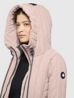 Khujo Manteaux De Mi-saison Manteau Mi-saison Jerry Femme Rose Ancienne -Khujo Soldes Magasin 05850f60f0e0523bd03291b2e59e6e49