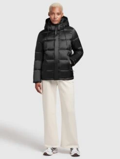 Khujo Vestes Dhiver Veste D’hiver Evona Femme Noir -Khujo Soldes Magasin 0653a08147568279693716c3743f4fd3