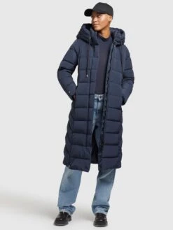 Khujo Manteaux Dhiver Manteau D’hiver Gamber Femme Bleu Foncé -Khujo Soldes Magasin 07d5ea29a1e6bc92e6550da15ec74d0a