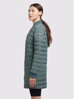 Khujo Vestes De Mi-saison Veste Mi-saison Greta Femme Vert Foncé -Khujo Soldes Magasin 08ba1ca6beeb418e06f9c7a437578ec8