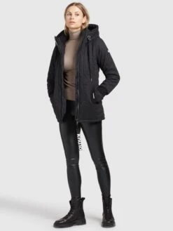 Khujo Vestes Dhiver Veste D’hiver Femme Noir -Khujo Soldes Magasin 08cf49b182e83c04a44c267ab460776a