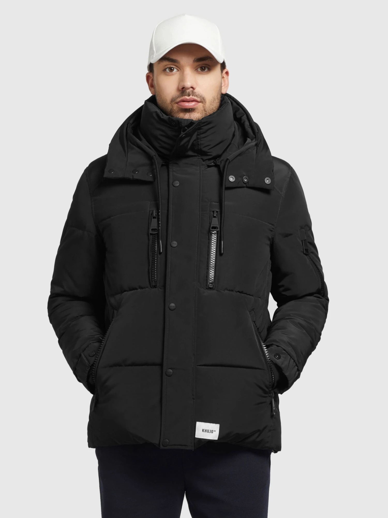 Khujo Vestes Dhiver Veste D’hiver Bizkit Homme Noir 4 Khujo Vestes Dhiver Veste D’hiver Bizkit Homme Noir – Image 2