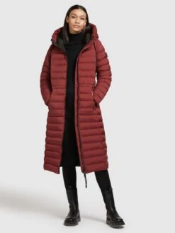 Khujo Manteaux Dhiver Manteau D’hiver Mimi Femme Rouge Rouille -Khujo Soldes Magasin 0ad810eb71630b24a7a261513c081472
