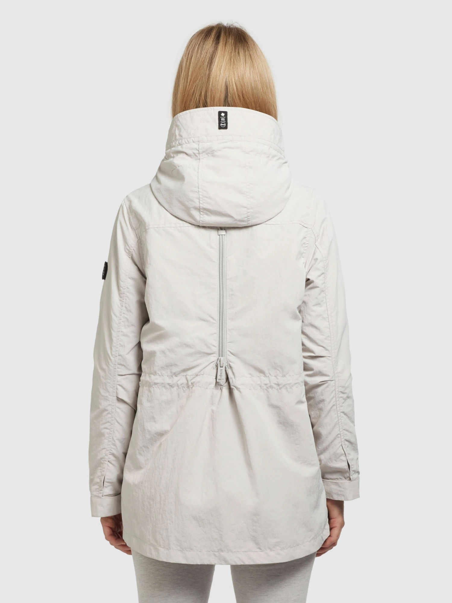 Khujo Vestes De Mi-saison Veste Mi-saison CAIMA Femme Gris Clair 6 Khujo Vestes De Mi-saison Veste Mi-saison CAIMA Femme Gris Clair – Image 4