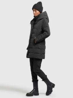 Khujo Manteaux Courts Manteau D’hiver Floyt Femme Noir -Khujo Soldes Magasin 0c24c16747b590502f0a9bdc62a14ad0