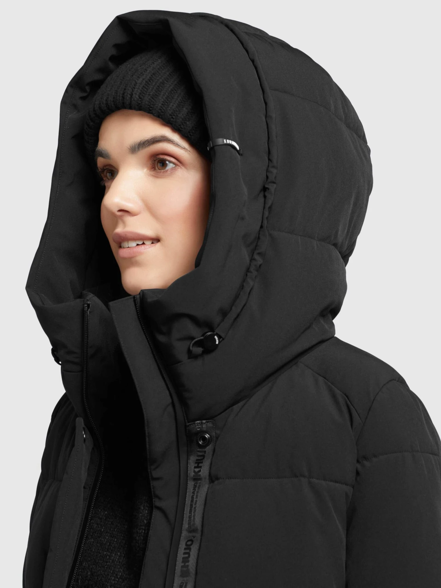 Khujo Manteaux Courts Manteau D’hiver Wente Femme Noir 9 Khujo Manteaux Courts Manteau D’hiver Wente Femme Noir – Image 7