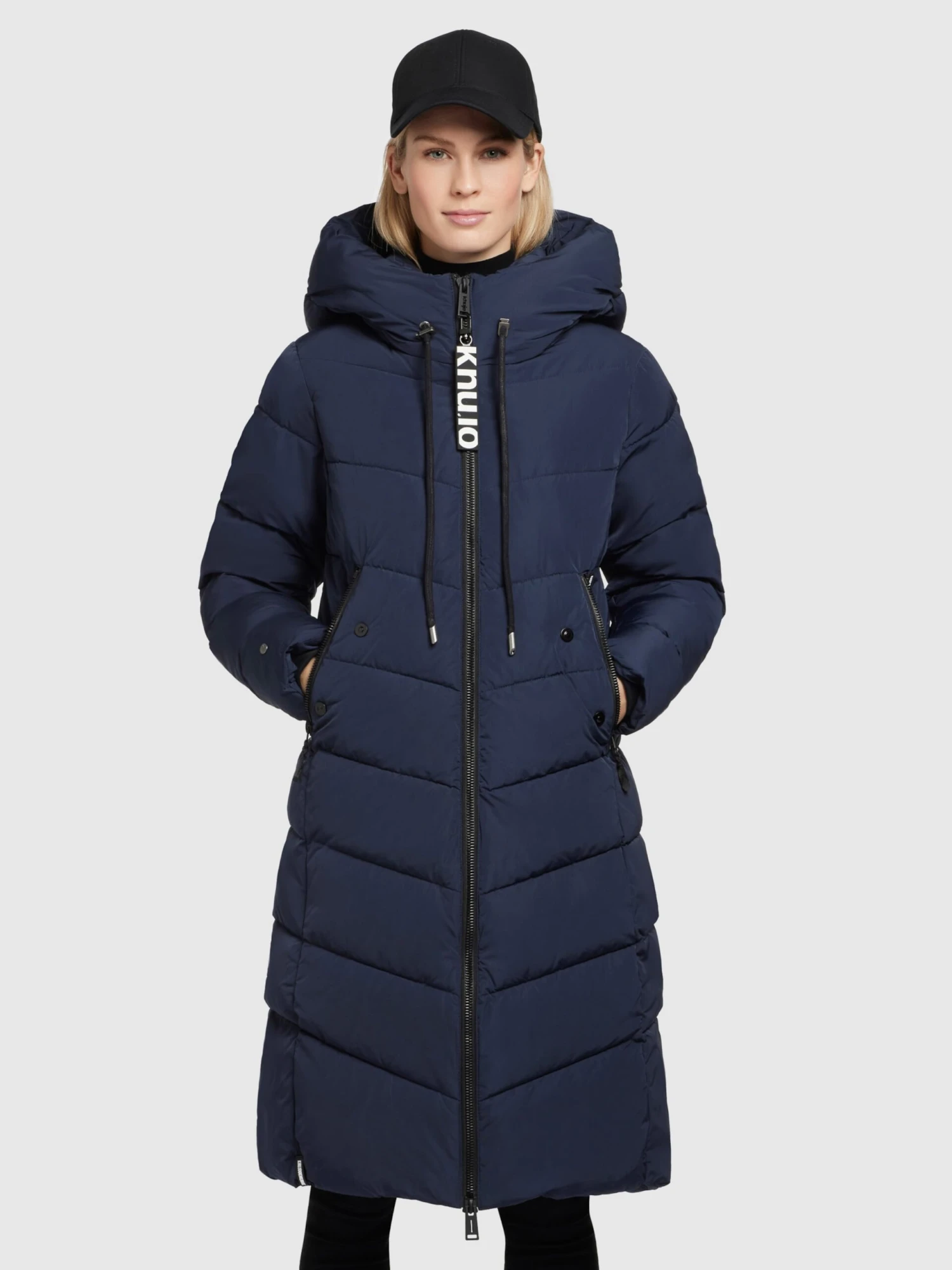 Khujo Manteaux De Mi-saison Manteau Mi-saison Klayd Femme Bleu Foncé 4 Khujo Manteaux De Mi-saison Manteau Mi-saison Klayd Femme Bleu Foncé – Image 2