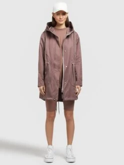 Khujo Parkas Parka Mi-saison ONDA2 Femme Marron -Khujo Soldes Magasin 13e95f92e589e922c0fb5e4b5657fe77
