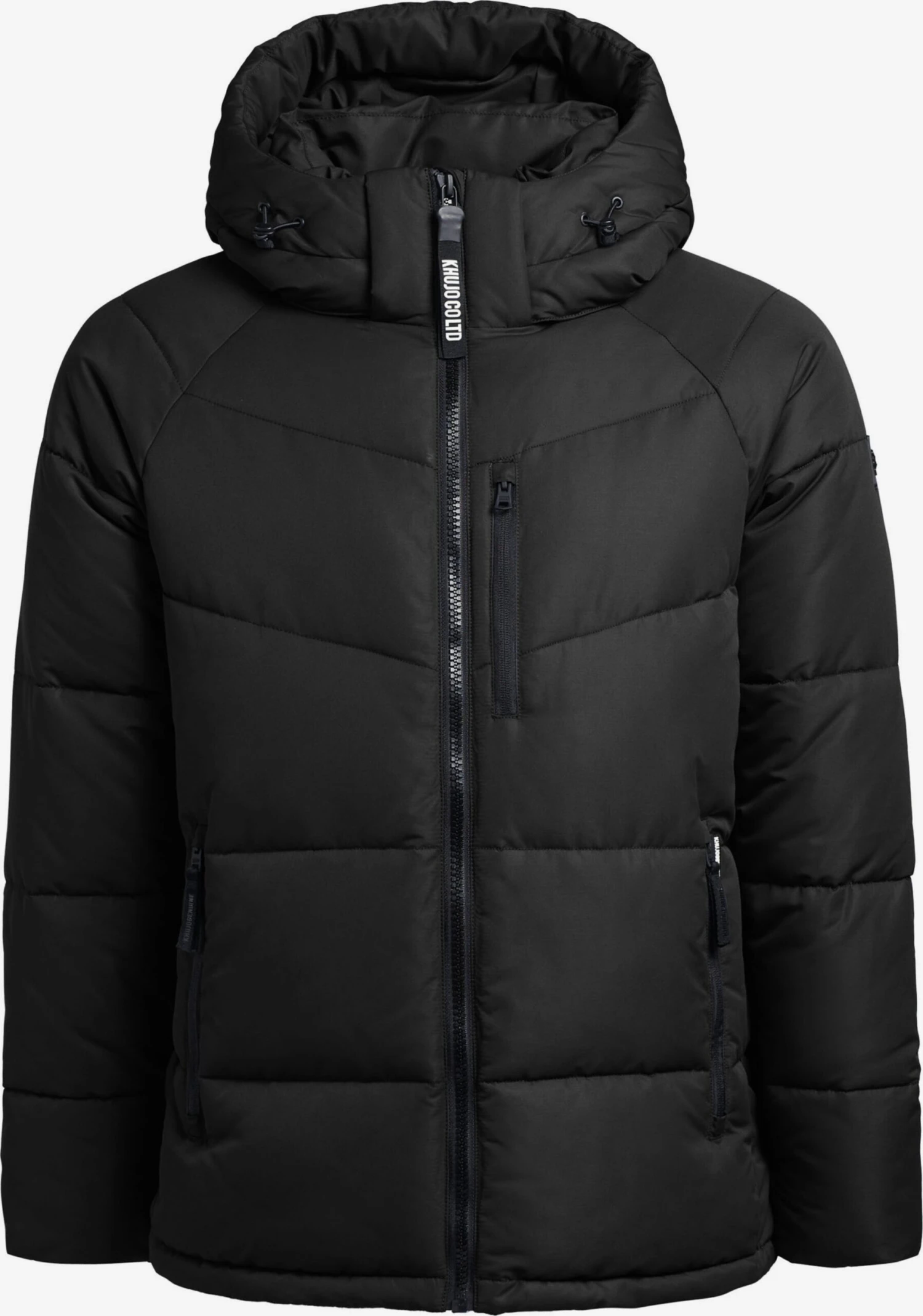 Khujo Vestes Dhiver Veste D’hiver Croon Homme Noir 3 Khujo Vestes Dhiver Veste D’hiver Croon Homme Noir