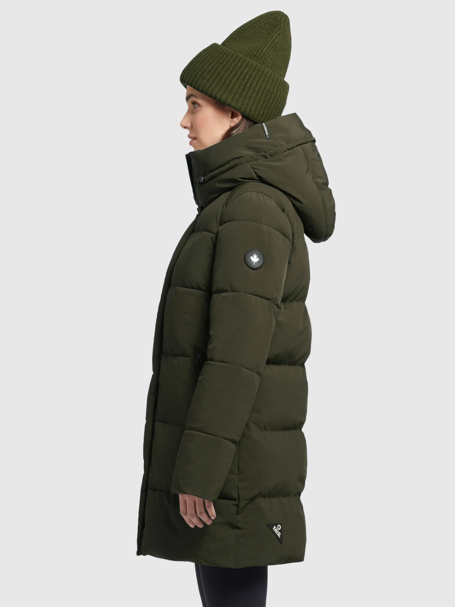 Khujo Manteaux Courts Manteau D’hiver Wente Femme Kaki 7 Khujo Manteaux Courts Manteau D’hiver Wente Femme Kaki – Image 5