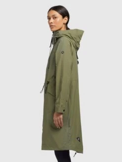 Khujo Manteaux De Mi-saison Manteau Mi-saison Marnia 2 Femme Olive -Khujo Soldes Magasin 14a20784527a0f9816f05a4144cae441