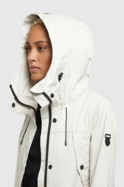 Khujo Manteaux De Mi-saison Manteau Mi-saison AIRA Femme Gris Clair -Khujo Soldes Magasin 16e561f4b7601d4824f8c110fcba114d