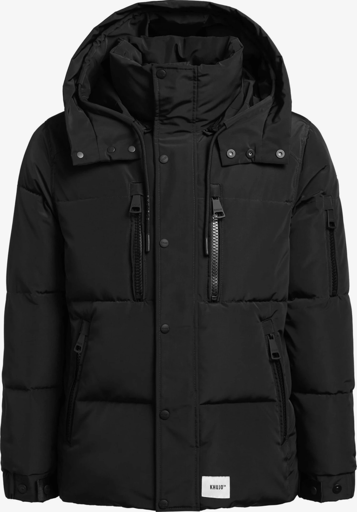 Khujo Vestes Dhiver Veste D’hiver Bizkit Homme Noir 3 Khujo Vestes Dhiver Veste D’hiver Bizkit Homme Noir