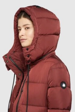 Khujo Manteaux Dhiver Manteau D’hiver HAZELLE Femme Rouge Rouille 16 Khujo Manteaux Dhiver Manteau D’hiver HAZELLE Femme Rouge Rouille -Khujo Soldes Magasin 17fd68fed07b23dc019b15767fadc8eb