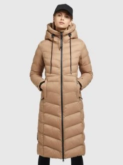 Khujo Manteaux Dhiver Manteau D’hiver Ingram 2 Femme Beige Foncé -Khujo Soldes Magasin 18f807de2b9e2891c615756a4a10c59e