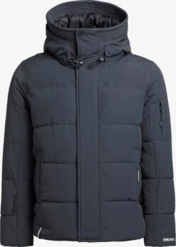 Khujo Vestes Dhiver Veste D’hiver Barat Homme Bleu-gris