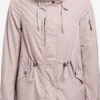 Khujo Parkas Parka Mi-saison DAYES Femme Rose -Khujo Soldes Magasin 1abebe8eaeb3941bb06cbfaa9209755b
