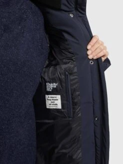 Khujo Manteaux Courts Manteau D’hiver Wente Femme Bleu Foncé -Khujo Soldes Magasin 1c83e4dbe11a53194bf75840cde0180c