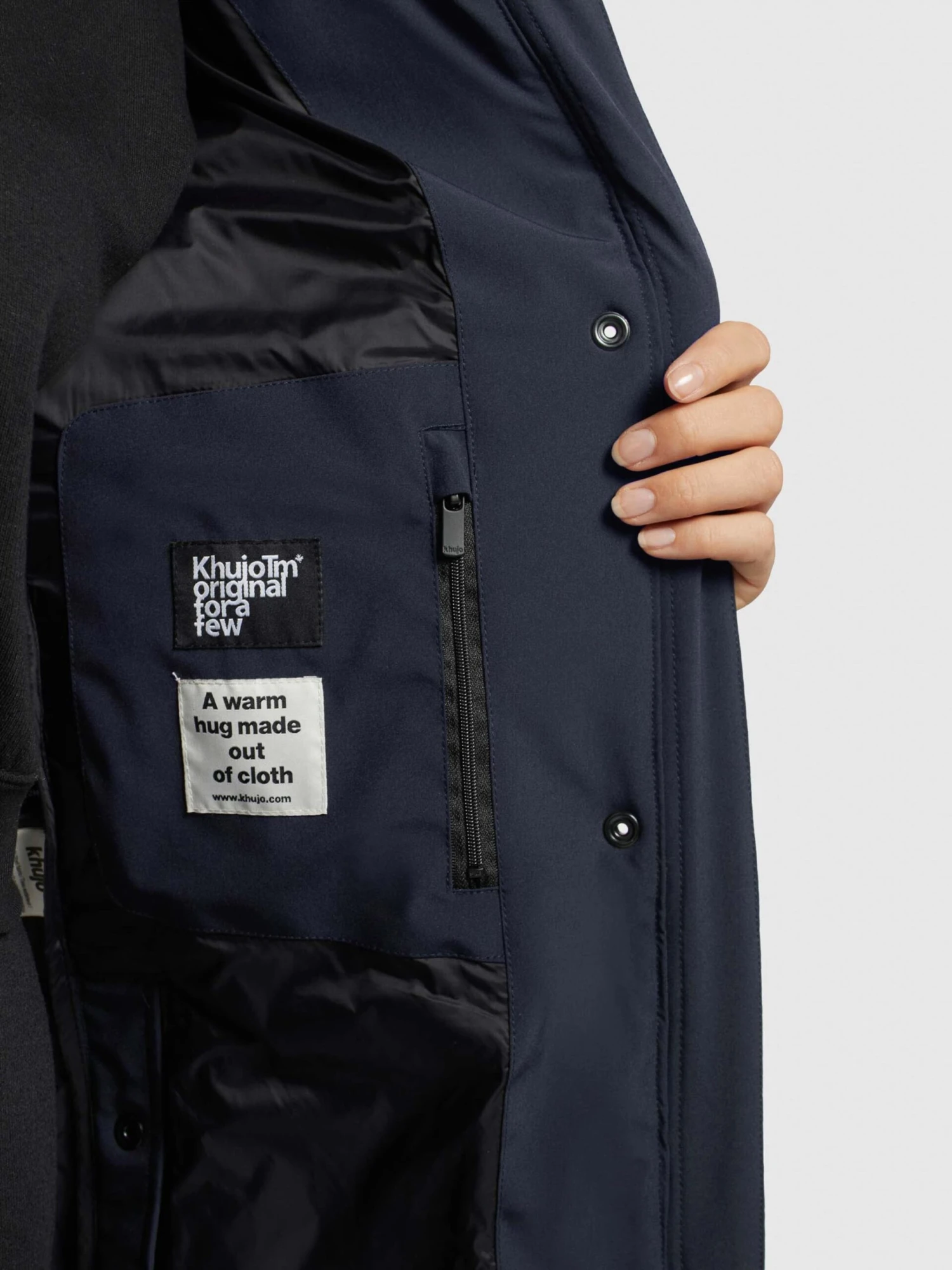 Khujo Manteaux De Mi-saison Manteau Mi-saison Namita Femme Bleu Marine 10 Khujo Manteaux De Mi-saison Manteau Mi-saison Namita Femme Bleu Marine – Image 8