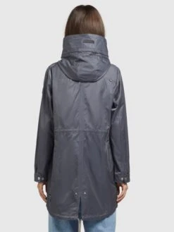 Khujo Parkas Parka Mi-saison ONDA2 Femme Bleu-gris -Khujo Soldes Magasin 1f9f5c72d46f0ffbc38a9bd591ff6044