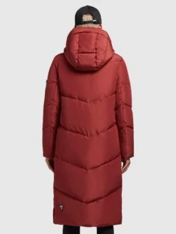 Khujo Manteaux De Mi-saison Manteau Mi-saison Femme Rouge Foncé -Khujo Soldes Magasin 1fbf2159c3abeb4a82184026c8c500b4