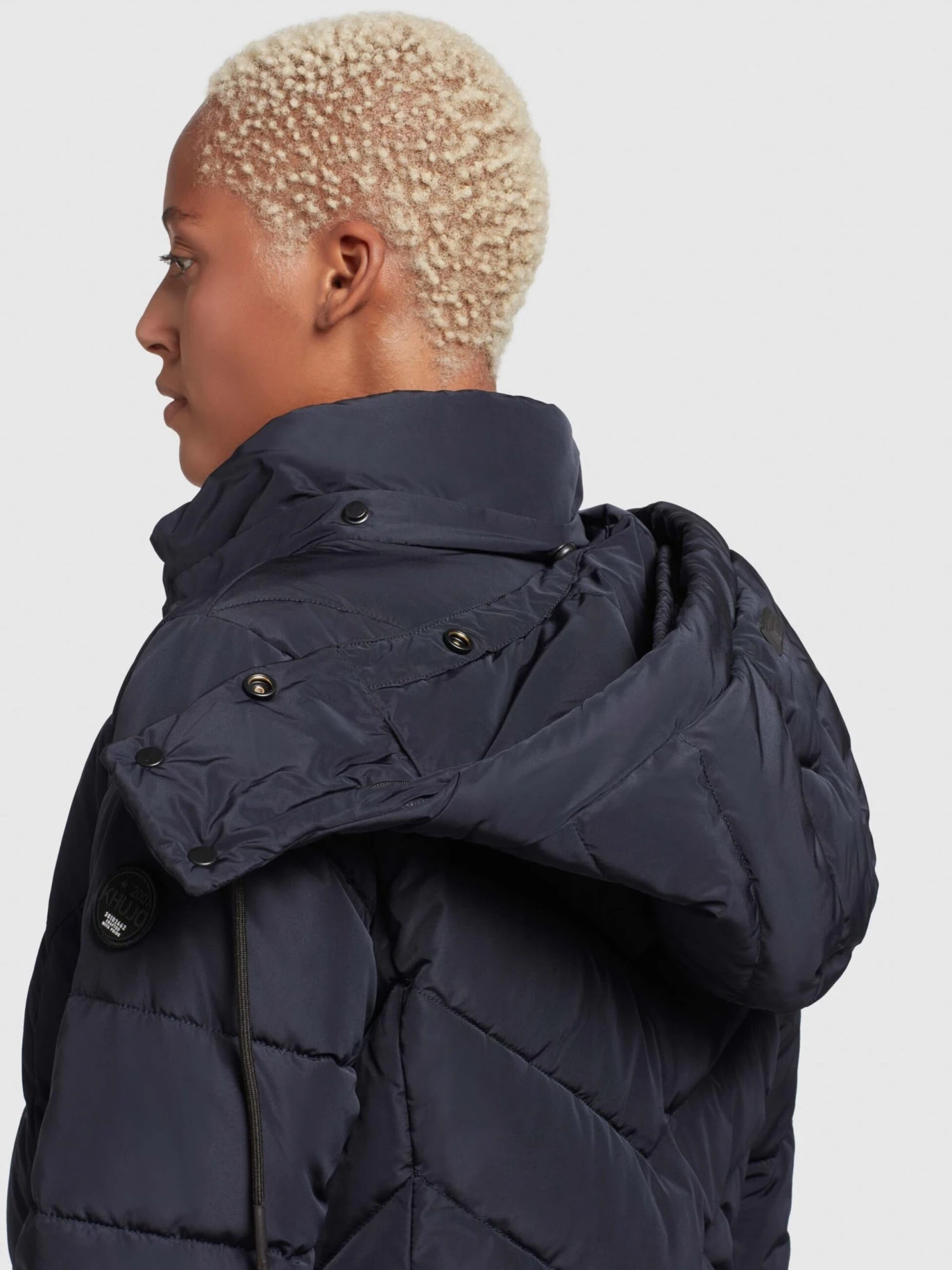 Khujo Manteaux Courts Manteau D’hiver Cups Femme Marine 10 Khujo Manteaux Courts Manteau D’hiver Cups Femme Marine – Image 8