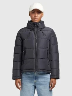 Khujo Vestes Dhiver Veste D’hiver Tuba 3 Femme Bleu Fumé -Khujo Soldes Magasin 25aec7368e5d9ebdab478410c578e586