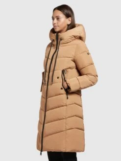 Khujo Manteaux De Mi-saison Manteau Mi-saison Klayd Femme Ocre -Khujo Soldes Magasin 2838c3830bb5d6bf5a76f61770d13b37