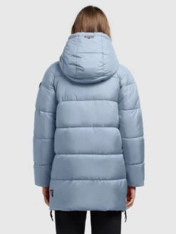Khujo Vestes Dhiver Veste D’hiver Franee Femme Bleu Clair -Khujo Soldes Magasin 2940c796470bcde82a9e93e821af2538