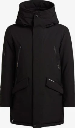 Khujo Manteaux Dhiver Manteau D’hiver Carl Homme Noir