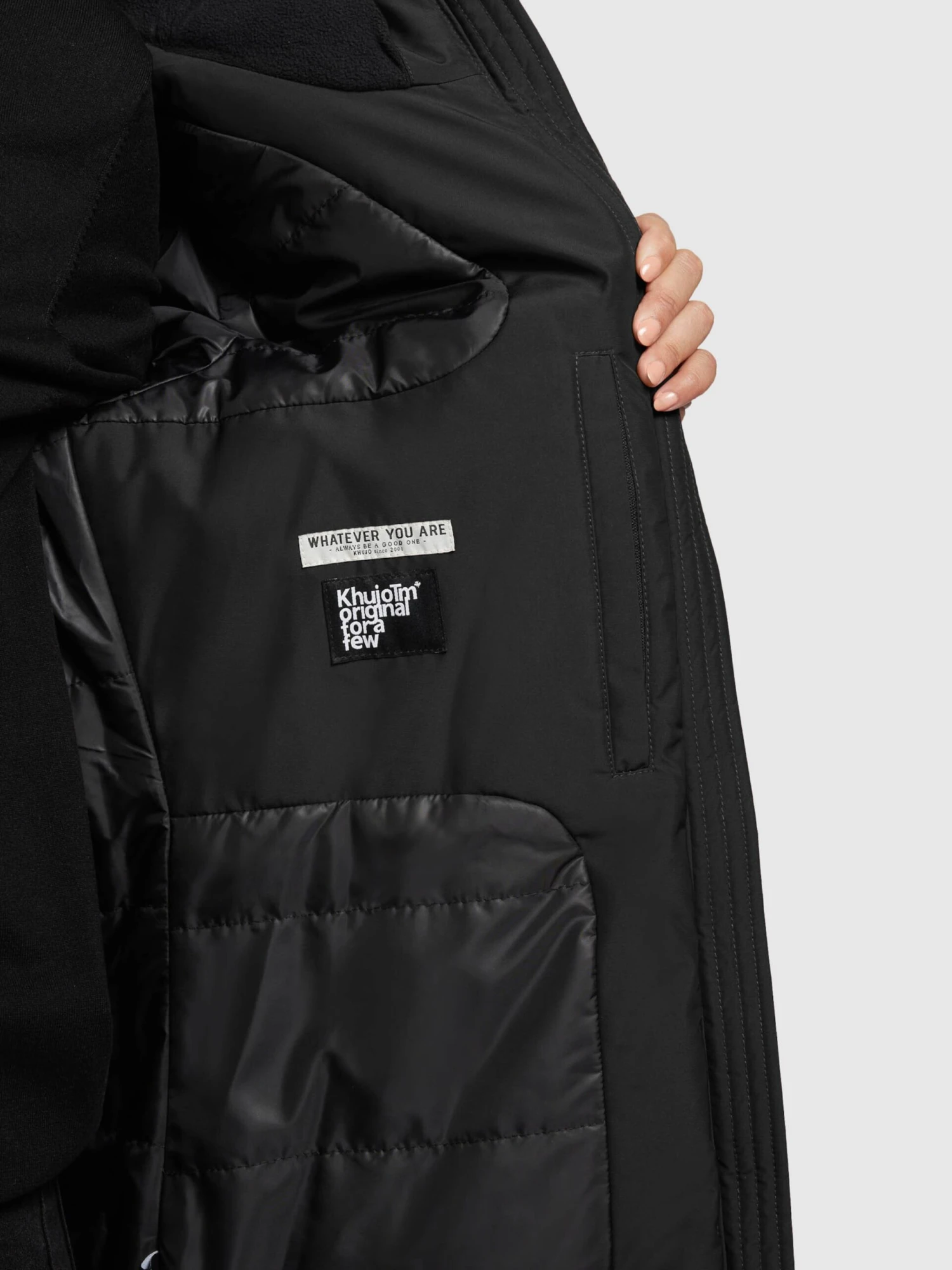Khujo Manteaux Courts Manteau Mi-saison Amaray Femme Noir 9 Khujo Manteaux Courts Manteau Mi-saison Amaray Femme Noir – Image 7