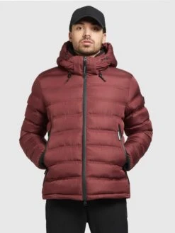 Khujo Vestes Dhiver Veste D’hiver Gamer Homme Rouge Cerise -Khujo Soldes Magasin 2b8826d232cb2cb06dac531fad9ca018