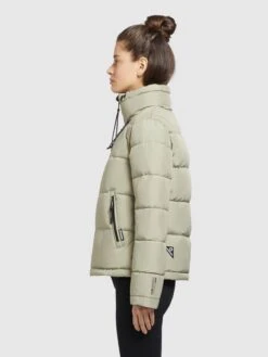 Khujo Vestes Dhiver Veste D’hiver Tuba Femme Vert Clair -Khujo Soldes Magasin 2cd1c665233519b95dcf77a77b476a11