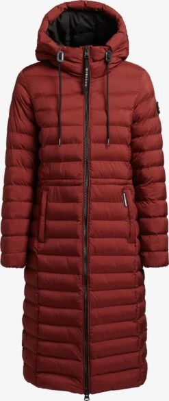 Khujo Manteaux Dhiver Manteau D’hiver Mimi Femme Rouge Rouille