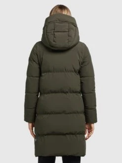 Khujo Manteaux De Mi-saison Manteau Mi-saison Namita Femme Vert Foncé -Khujo Soldes Magasin 2d8c74b919114b856b469294c11768d5