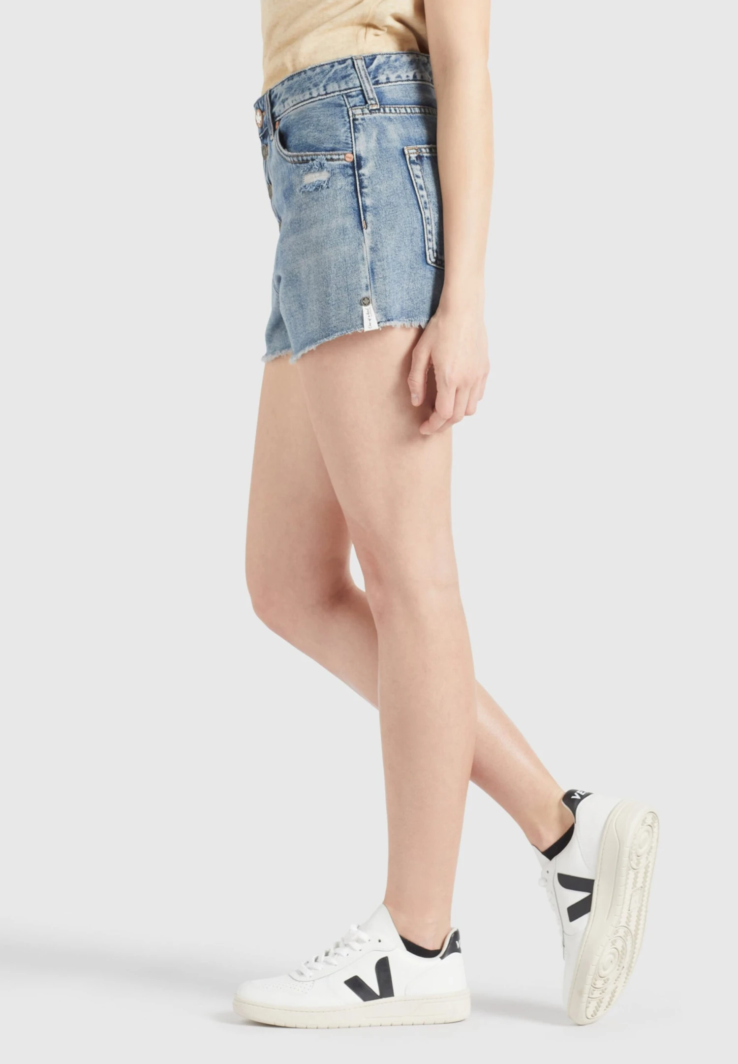 Khujo Shorts En Jean Loosefit Jean Anouk Femme Bleu 6 Khujo Shorts En Jean Loosefit Jean Anouk Femme Bleu – Image 4