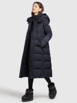 Khujo Manteaux Dhiver Manteau D’hiver Femme Bleu Nuit -Khujo Soldes Magasin 2f482c84d61f851a45c4a59225c51b87