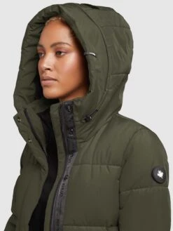 Khujo Manteaux Dhiver Manteau D’hiver Tione Femme Vert Foncé -Khujo Soldes Magasin 3088f4758eaf93f6972d476548a0e3b2