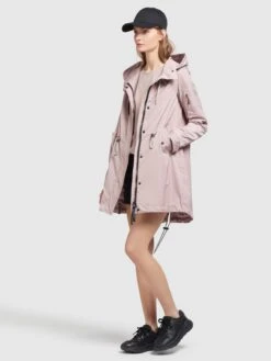 Khujo Parkas Parka Mi-saison DAYES Femme Rose -Khujo Soldes Magasin 30dfa73e220b86515332a4fcfcf060a1