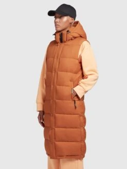 Khujo Vestes Sans Manches Gilet Magneta Femme Orange -Khujo Soldes Magasin 333cee00956588979a47ffc6b5c32959