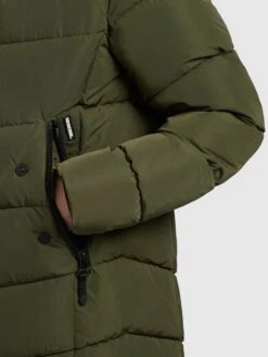 Khujo Manteaux De Mi-saison Manteau Mi-saison Klayd Femme Olive -Khujo Soldes Magasin 33d643d9e4c86a57eeb0831703f56f45