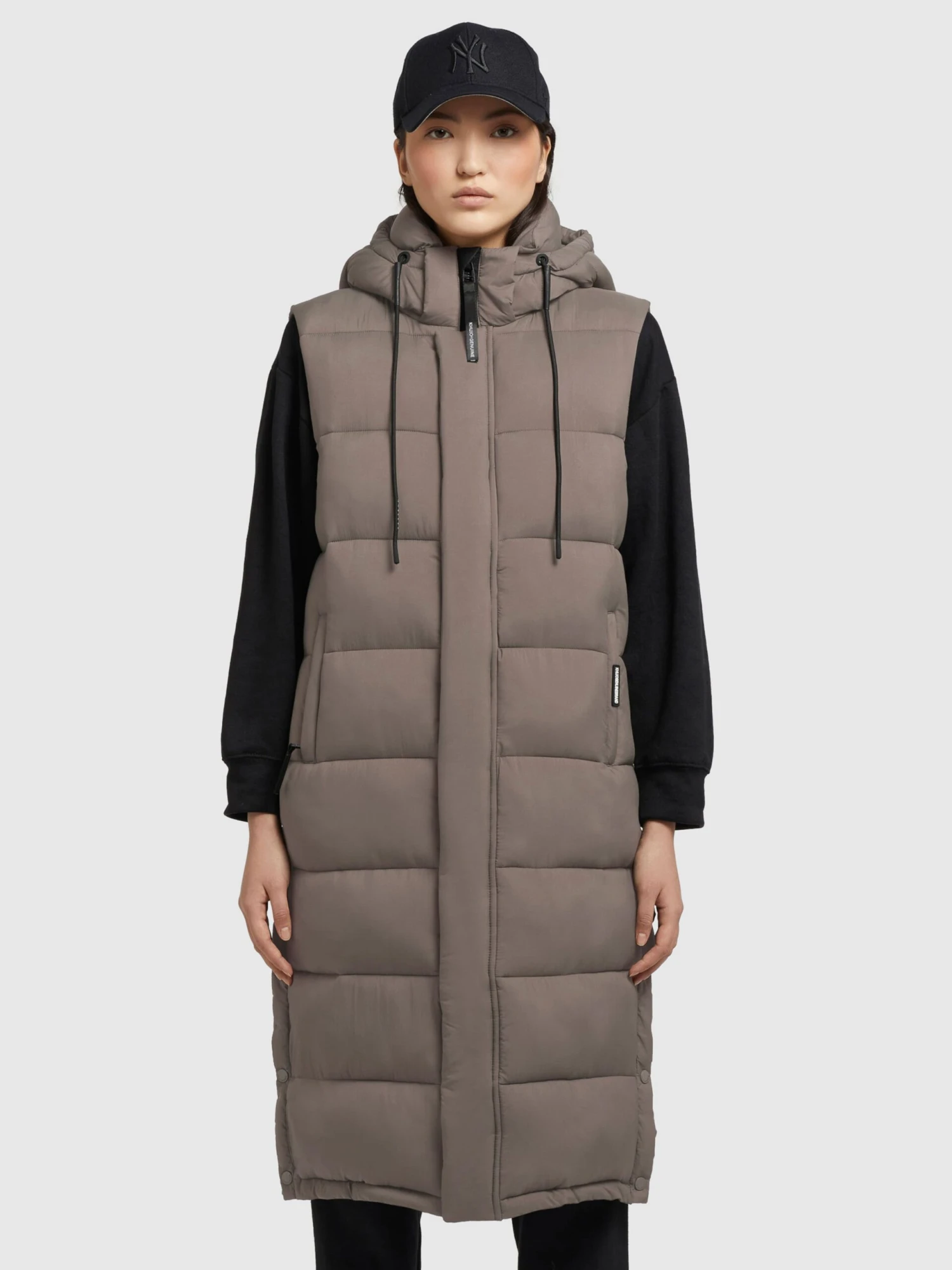 Khujo Vestes Sans Manches Gilet Tourin Femme Marron 4 Khujo Vestes Sans Manches Gilet Tourin Femme Marron – Image 2