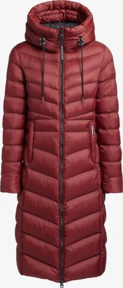 Khujo Vestes Dhiver Veste D’hiver Ingram Shine Femme Rouge Foncé