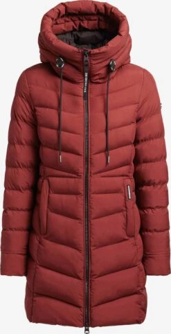 Khujo Manteaux Courts Manteau D’hiver Tuhani Femme Rouge Rouille