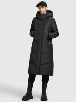 Khujo Manteaux De Mi-saison Manteau Mi-saison Sonje3 Femme Noir -Khujo Soldes Magasin 3a8e6ada2a64ca192847fa385896086d